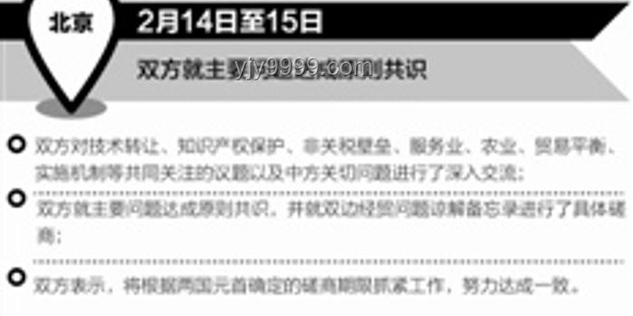 中美经贸磋商框架协议达成解析